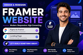 do modern framer website redesign framer update or fix framer website