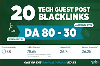 publish a technology guest post with tech backlinks