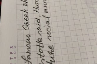 write neat letters handwrite