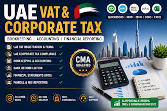 be your uae accountant for vat, corporate tax and bookkeeping