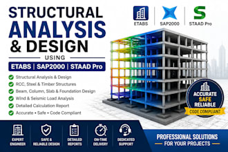 do structural analysis and design using etabs sap2000 and staad pro