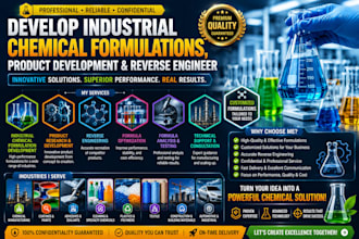create professional chemical formulations for your products