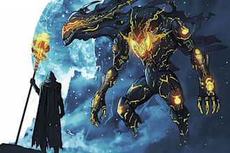 draw science fiction and fantasy stuff for you