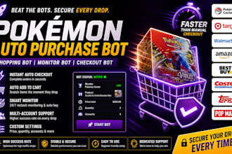 custom auto checkout bot shopping bot pokemon bot auto buying bot terget bot