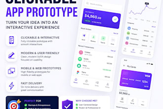 create a clickable prototype of your app idea