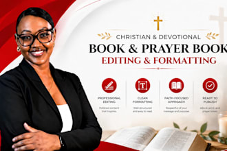 proofread and edit your christain ebook, devotional book for clarity and grammar