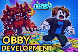 roblox obby developer, custom obby build, scripting, full game development