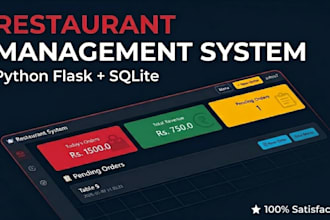 build a custom business management web app with python flask