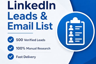 build targeted linkedin leads and email list