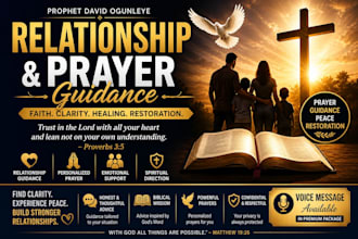 provide relationship advice and personalized prayer guidance