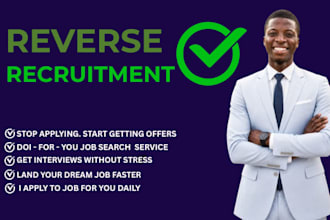 provide reverse recruitment and job search help