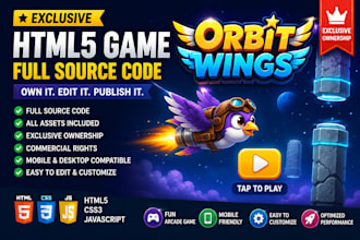 provide an exclusive HTML5 mobile game with full source code