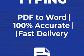 do fast hindi english typing and pdf to word