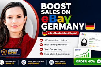 rank your german ebay listing with SEO, keywords and high converting copywriting