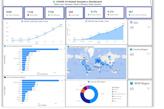 create professional power bi dashboards and reports