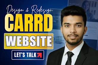 do carrd website design, redesign carrd website and carrd landing page design