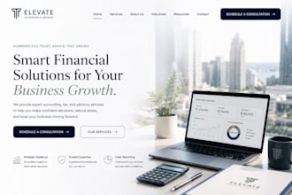 build wix accounting firm website financial advisory website bookkeeping website