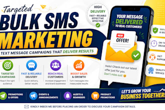 send bulk SMS and manage text message marketing campaigns