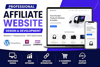 build your affiliate website to earn commissions fast with wordpress