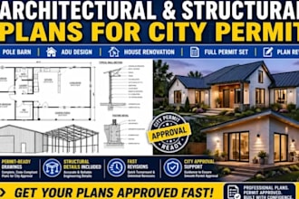 create idaho ohio utah deck permit drawins structural plan blueprints adu plans