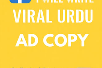 write viral urdu ad copy for facebook and instagram in 24 hours
