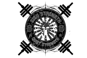 design amazing fitness gym strength logo
