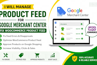 manage product feed for google merchant center fix woocommerce product feeds