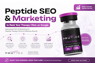 do peptide SEO and marketing to rank your therapy clinic on google