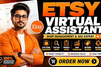 your etsy virtual assistant etsy store manager and etsy SEO expert to boost sale