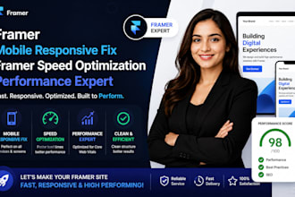 do framer moblie responsive fix framer speed optimization preformance expert