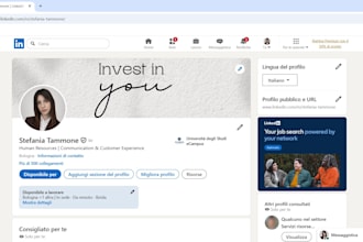 ottimizzazione profilo linkedin e CV professionale