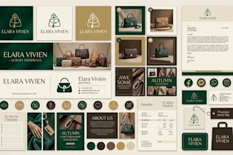 design minimalist business logo, brand identity with branding kit