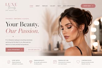 design wix beauty salon website wix fashion store website makeup artist website