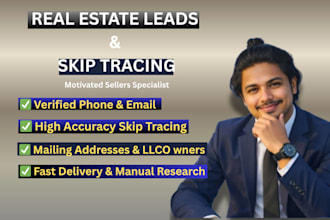 do real estate skip tracing and motivated seller lead generation