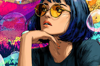 draw comic book illustration with comic book illustrator
