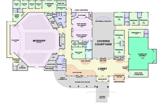 provide church 3d interior 2d plans and structural foundation drawing