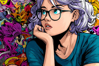 draw comic book illustration with comic book illustrator