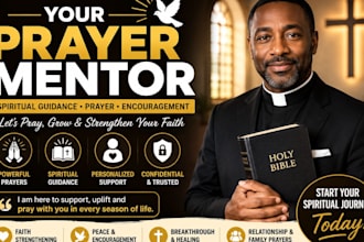 be your prayer mentor and spiritual guidance coach