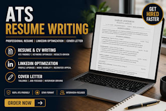 deliver ats resume writing, linkedin optimization
