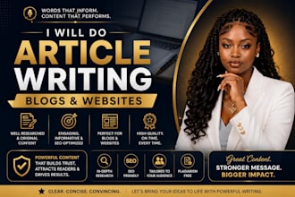do article writing blogs and websites
