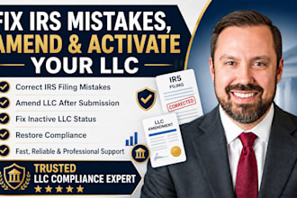 correct irs filing mistakes, amend llc after submission and fix inactive llc