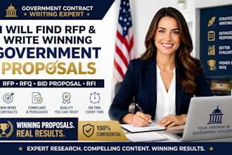 find rfp write a winning government contract, bid proposal, rfq, respond to rfp