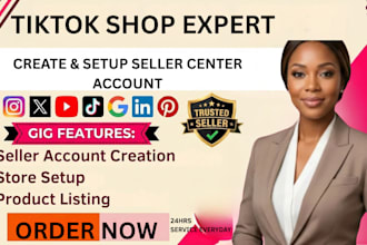 create and set up your tiktok shop seller center account professionally