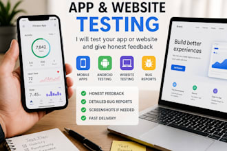 test mobile apps and
