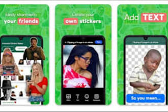 do attractive whatsapp sticker, GIF and animated sticker