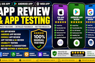 add IOS app review qa testing app testing website review  android review android