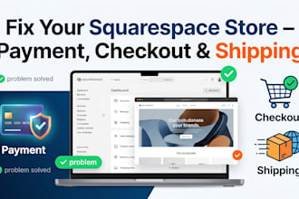 fix squarespace ecommerce payment checkout and shipping issues