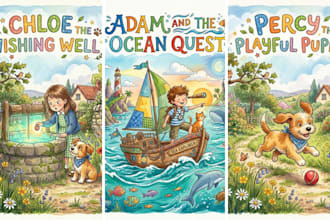 children story book illustration children story book illustration