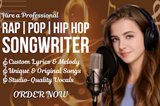 be a female singer songwriter country female singer female hip pop singer rapper
