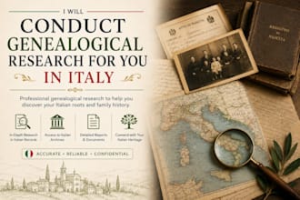research italian genealogy, ancestry, and family records